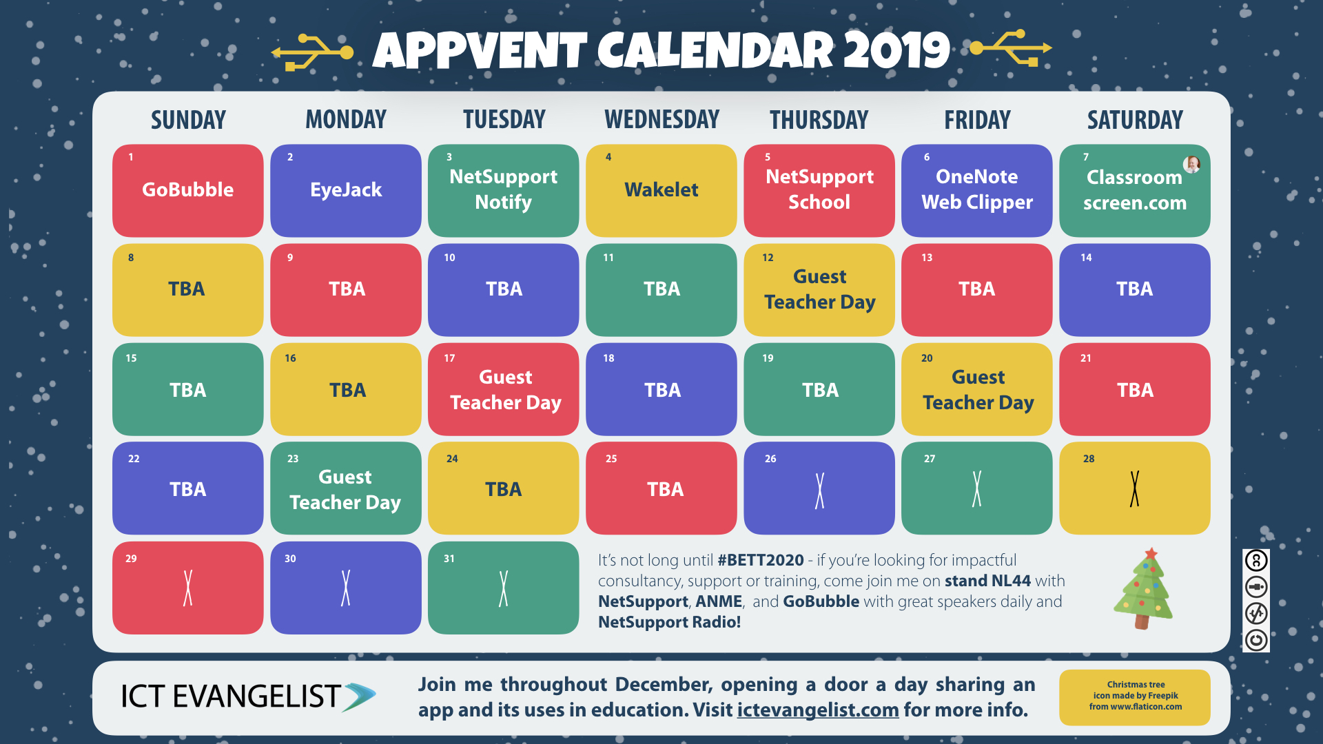 AppVent Calendar Day Seven Guest Teacher OLewis_Coaching ICTEvangelist