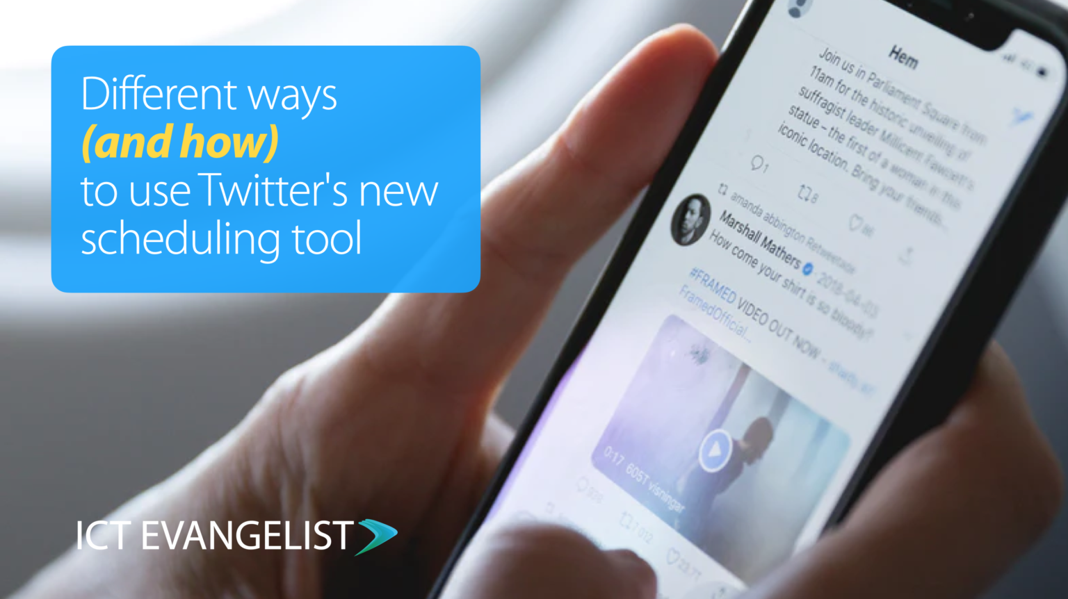 Different ways (and how) to use Twitter’s new scheduling tool