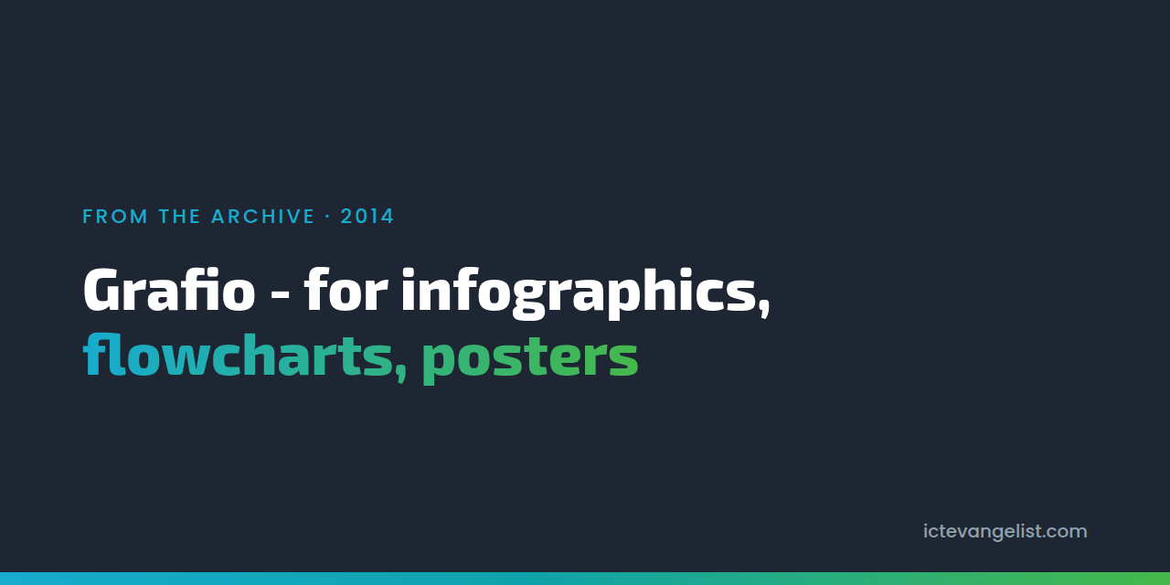 Grafio - for infographics, flowcharts, posters
