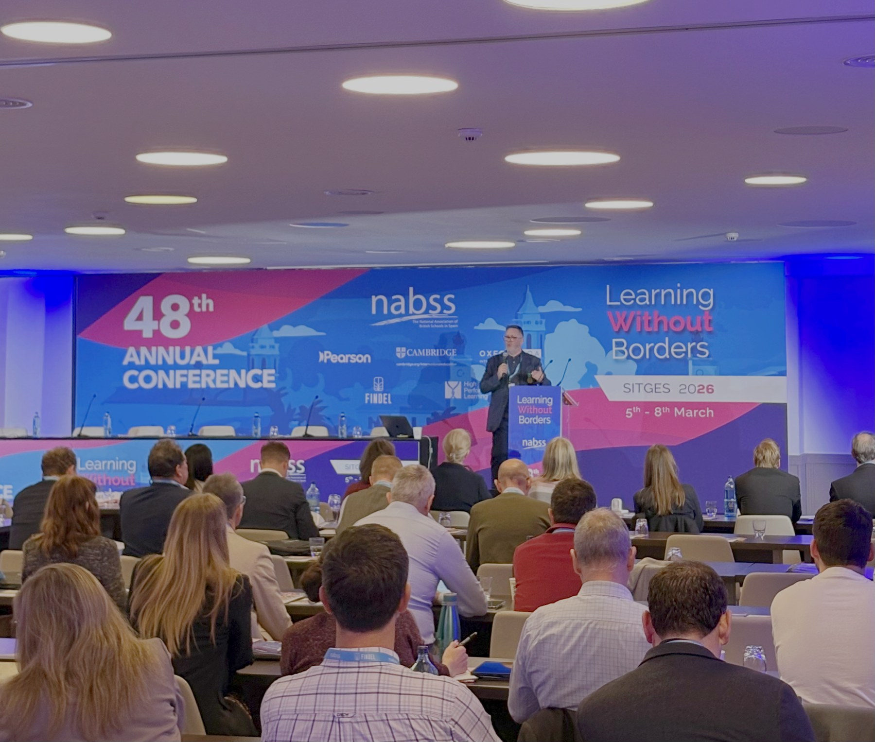 Mark Anderson keynoting the NABSS Annual Conference